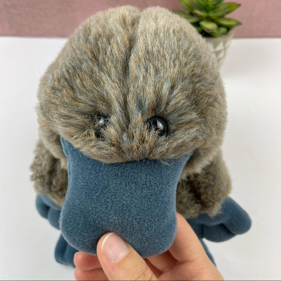 Vintage Gund Playtpus 1992 Webber Blue Footed Duck Plush Stuffed Animal - Picture 2 of 8